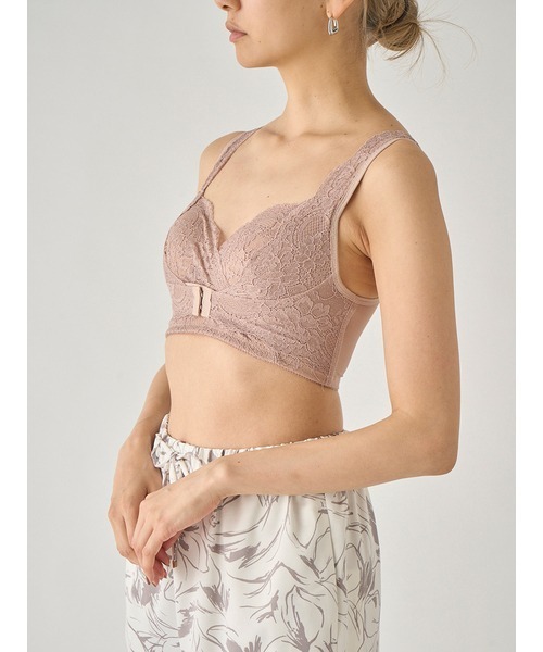 SNIDEL HOME(スナイデルホーム)の「レースプッシュアップナイトブラ(ナイトブラ・レディース・ピンク/ブルー/モカ・1/2/0)」の12枚目の写真