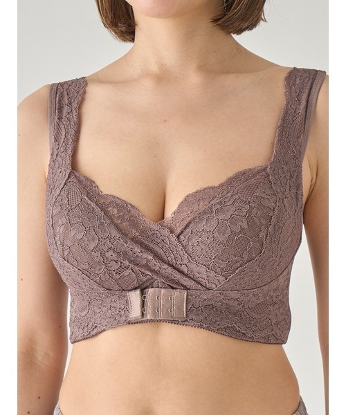 SNIDEL HOME(スナイデルホーム)の「レースプッシュアップナイトブラ(ナイトブラ・レディース・ピンク/ブルー/モカ・1/2/0)」の10枚目の写真