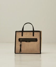 LOWELL things | Carre/ファブリックフロントファスナ－2WAY BAG(トートバッグ)