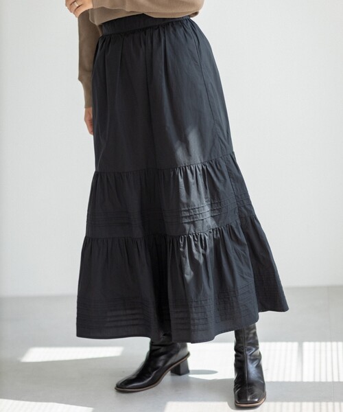 THE SHOP TK （ザ ショップ ティーケー ）の「◆ベーシックスクエアブーツ（ブーツ・レディース・ライトベージュ/ブラック・35/45/25）」の14枚目の写真