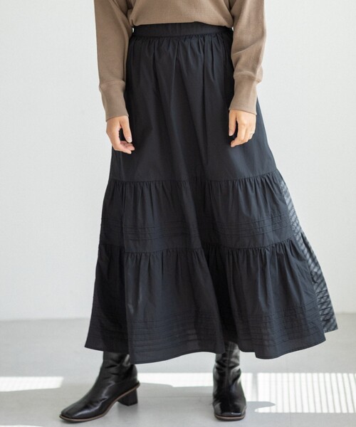 THE SHOP TK （ザ ショップ ティーケー ）の「◆ベーシックスクエアブーツ（ブーツ・レディース・ライトベージュ/ブラック・35/45/25）」の5枚目の写真