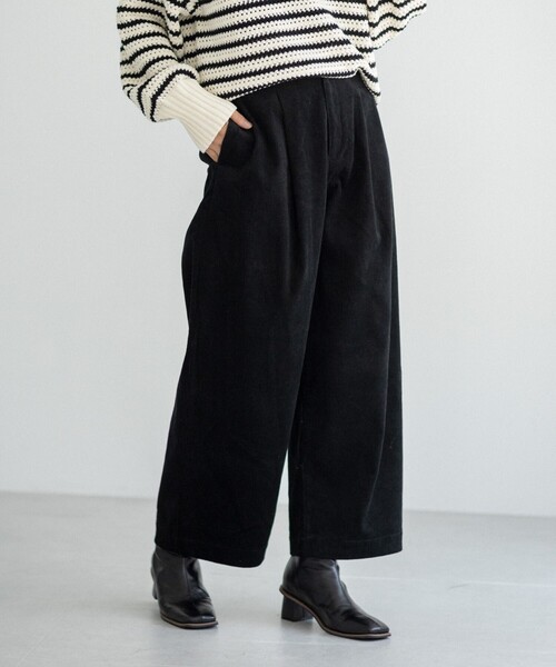 THE SHOP TK （ザ ショップ ティーケー ）の「◆ベーシックスクエアブーツ（ブーツ・レディース・ライトベージュ/ブラック・35/45/25）」の4枚目の写真