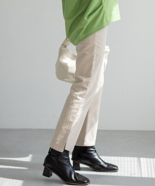 THE SHOP TK （ザ ショップ ティーケー ）の「◆ベーシックスクエアブーツ（ブーツ・レディース・ライトベージュ/ブラック・35/45/25）」の16枚目の写真