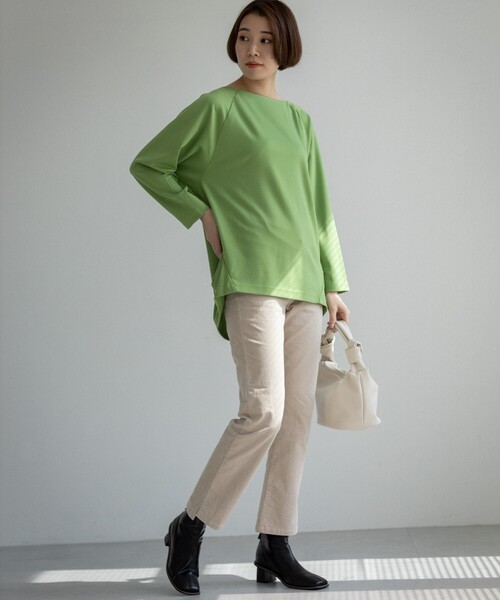 THE SHOP TK （ザ ショップ ティーケー ）の「◆ベーシックスクエアブーツ（ブーツ・レディース・ライトベージュ/ブラック・35/45/25）」の17枚目の写真