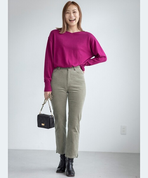 THE SHOP TK （ザ ショップ ティーケー ）の「◆ベーシックスクエアブーツ（ブーツ・レディース・ライトベージュ/ブラック・35/45/25）」の19枚目の写真