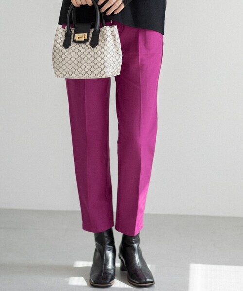 THE SHOP TK （ザ ショップ ティーケー ）の「◆ベーシックスクエアブーツ（ブーツ・レディース・ライトベージュ/ブラック・35/45/25）」の20枚目の写真