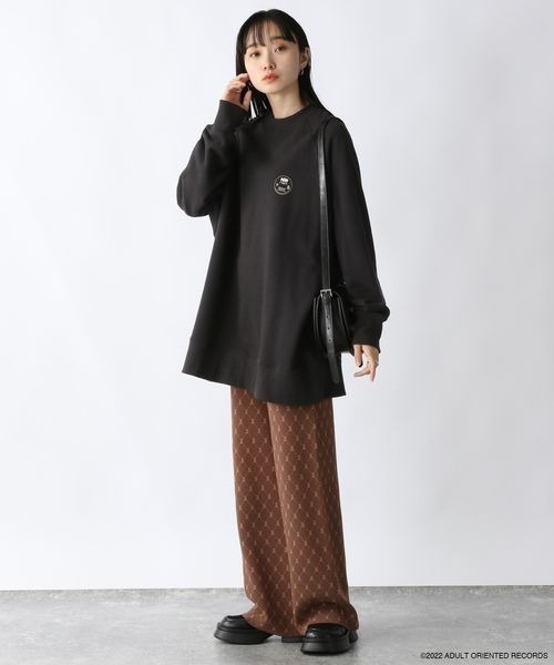 JEANASIS(ジーナシス)の「【AOR×JEANASIS】コラボスウェット/164348(スウェット・レディース・グレー/オフホワイト/グレー系その他/スミクロ・FREE)」の16枚目の写真