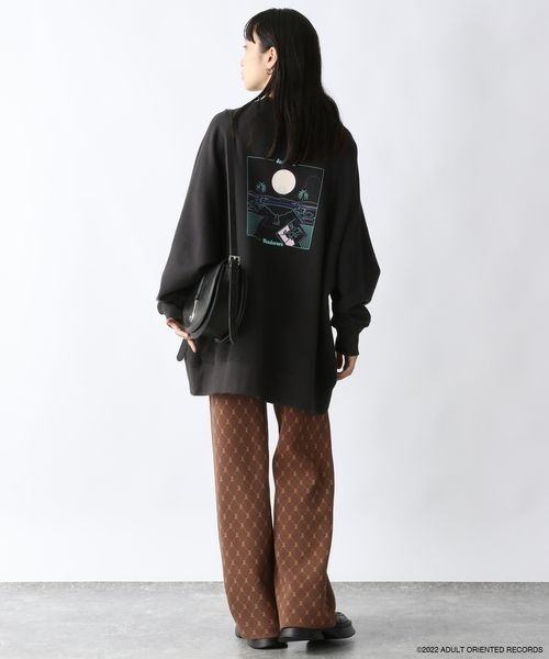 JEANASIS(ジーナシス)の「【AOR×JEANASIS】コラボスウェット/164348(スウェット・レディース・グレー/オフホワイト/グレー系その他/スミクロ・FREE)」の18枚目の写真