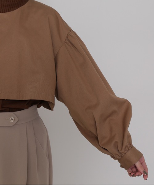 NATURAL BEAUTY BASIC（ナチュラルビューティーベーシック）の「４ｗａｙレイヤードコート（ステンカラーコート・レディース・ベージュ/カーキ・MEDIUM）」の13枚目の写真