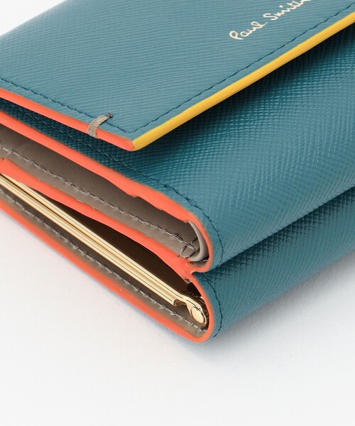Paul Smith（ポールスミス）の「カラードエッジ 3つ折りがま口財布