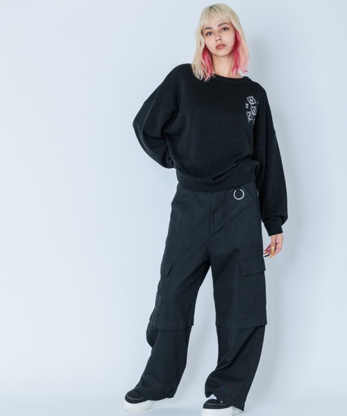 Candy Stripper（キャンディストリッパー）の「CANDY TOKYO ニット（ニット/セーター・レディース・ピンク/アイボリー/ブラック/ブルー・2）」の9枚目の写真