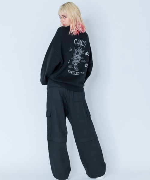 Candy Stripper（キャンディストリッパー）の「CANDY TOKYO ニット（ニット/セーター・レディース・ピンク/アイボリー/ブラック/ブルー・2）」の21枚目の写真