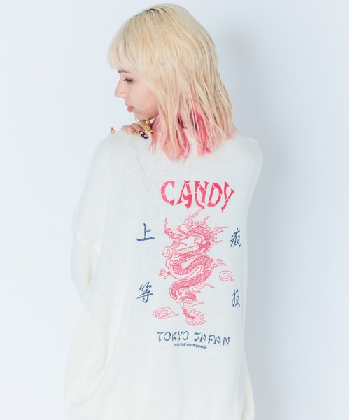 Candy Stripper（キャンディストリッパー）の「CANDY TOKYO ニット（ニット/セーター・レディース・ピンク/アイボリー/ブラック/ブルー・2）」の19枚目の写真