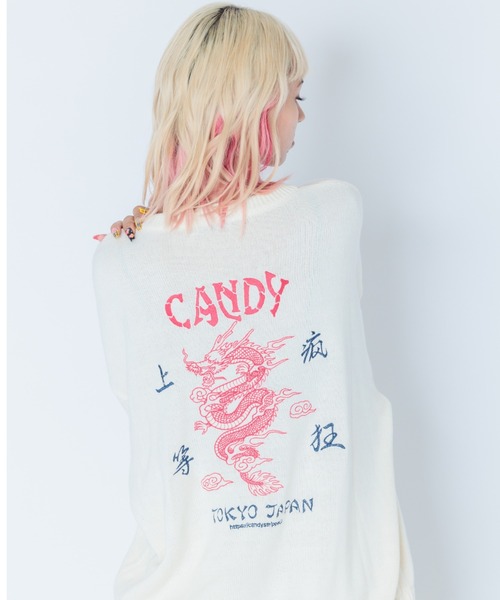 Candy Stripper（キャンディストリッパー）の「CANDY TOKYO ニット（ニット/セーター・レディース・ピンク/アイボリー/ブラック/ブルー・2）」の22枚目の写真