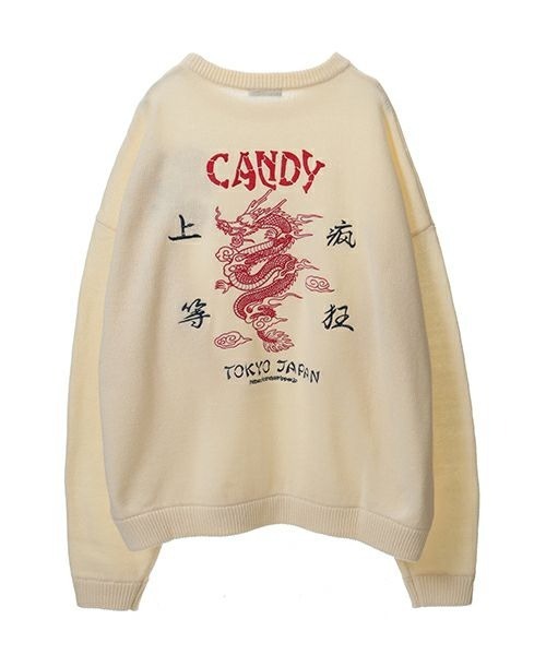 Candy Stripper（キャンディストリッパー）の「CANDY TOKYO ニット（ニット/セーター・レディース・ピンク/アイボリー/ブラック/ブルー・2）」の16枚目の写真