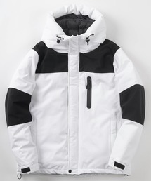 ALL WEATHER-TEX ボリュームネック 切替えマウンテンパーカー/ナイロンジャケット/【撥水】【防風】【UPF30】【防花粉】