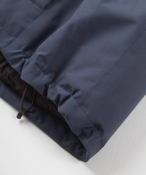 make a ray!(メイク ア レイ!)の「ALL WEATHER-TEX ボリュームネック 切替えマウンテンパーカー/ナイロンジャケット/【撥水】【防風】【UPF30】【防花粉】(ダウンジャケット/コート・メンズ・ホワイト/ブラック/ベージュ/ネイビー/カーキ・M/L/XL)」の21枚目の写真