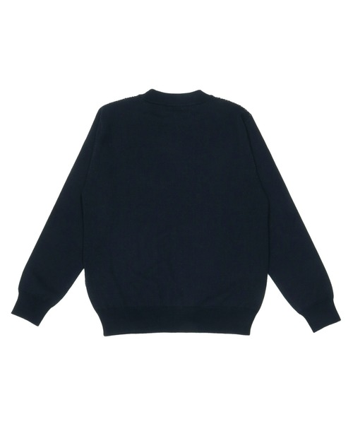 TOKYO SHIRTS(トウキョウシャツ)の「ケーブルプレーティングセーター(ニット/セーター・メンズ・ダークブラウン/ネイビー・LL/M/L)」の7枚目の写真