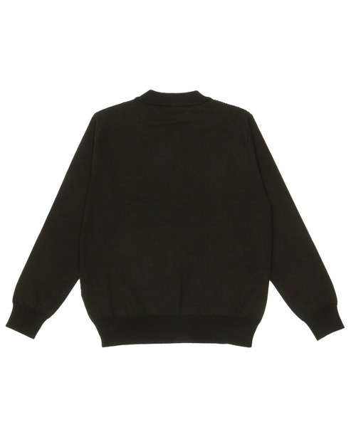 TOKYO SHIRTS(トウキョウシャツ)の「ケーブルプレーティングセーター(ニット/セーター・メンズ・ダークブラウン/ネイビー・LL/M/L)」の9枚目の写真