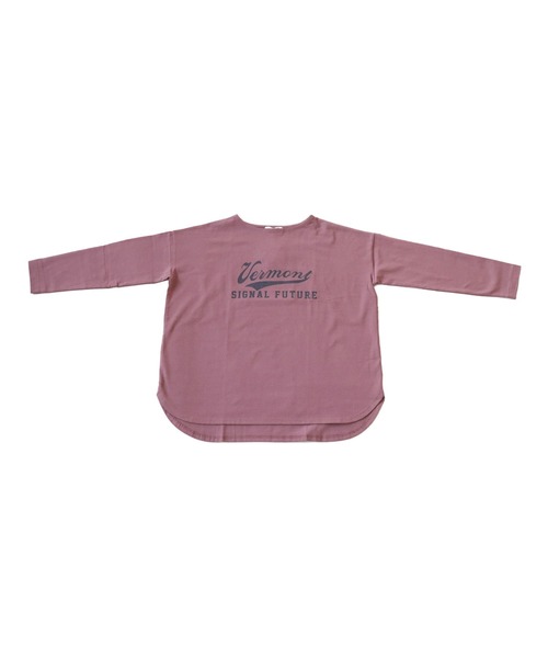 antiqua(アンティカ)の「オーガニックコットン100%カジュアルロゴロンT(Tシャツ/カットソー・レディース・ピンク系その他/ネイビー系/ブラック×グレー/ブルー系その他/ベージュ系その他/ブラウン系その他/イエロー×グレー/カーキ系/ホワイト×ブラック/アイボリー系・FREE)」の20枚目の写真
