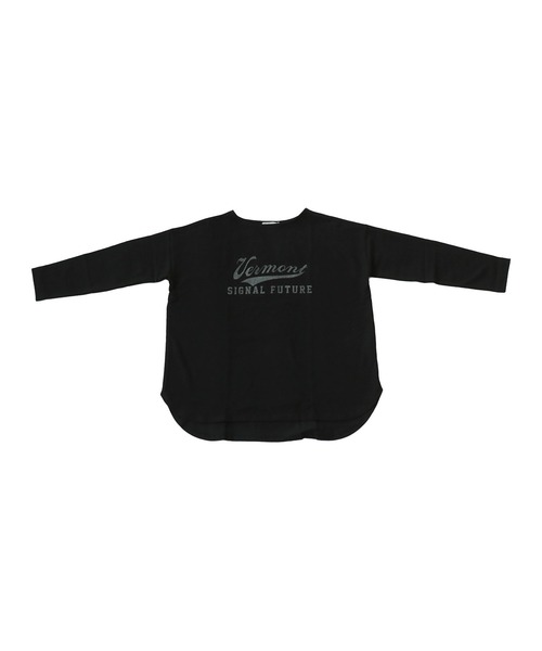 antiqua(アンティカ)の「オーガニックコットン100%カジュアルロゴロンT(Tシャツ/カットソー・レディース・ピンク系その他/ネイビー系/ブラック×グレー/ブルー系その他/ベージュ系その他/ブラウン系その他/イエロー×グレー/カーキ系/ホワイト×ブラック/アイボリー系・FREE)」の12枚目の写真