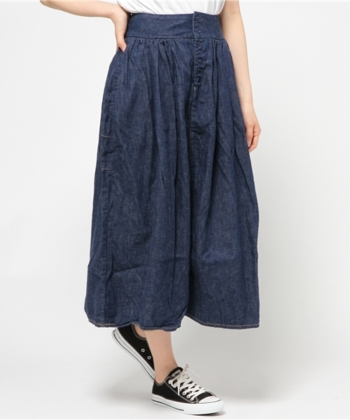 orSlow×fennica オアスロウ★インディゴ プエブロ スカート　デニム orSlow（オアスロウ）の「orslow×fennica / Pueblo Skirt