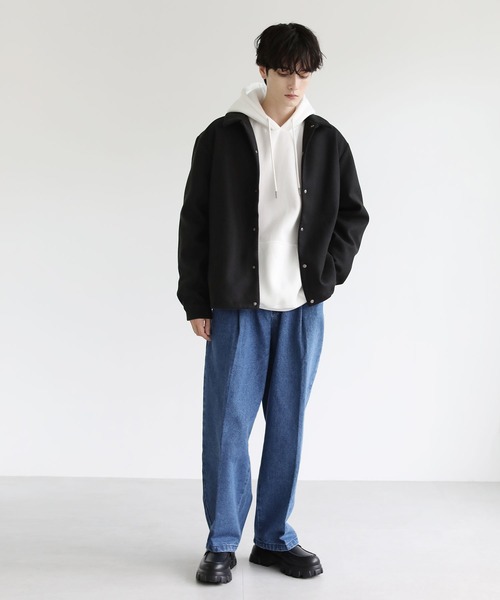 ルーズベーシックメルトンコーチジャケット（ブルゾン）｜ASTRONOMY