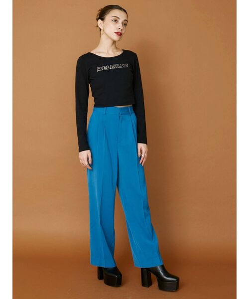 EVRIS（エヴリス）の「レザーライクチャンキーブーツ（ブーツ・レディース・その他1/ブラック・MEDIUM/LARGE/SMALL）」の3枚目の写真