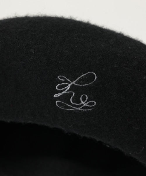 one after another NICE CLAUP(ワンアフターアナザーナイスクラップ)の「NCロゴ刺繍べレー帽(ハンチング/ベレー帽・レディース・グレー/ブラック/ベージュ・FREE)」の11枚目の写真