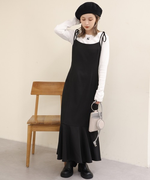 one after another NICE CLAUP(ワンアフターアナザーナイスクラップ)の「NCロゴ刺繍べレー帽(ハンチング/ベレー帽・レディース・グレー/ブラック/ベージュ・FREE)」の9枚目の写真