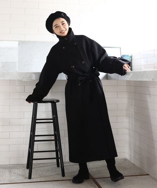 one after another NICE CLAUP(ワンアフターアナザーナイスクラップ)の「NCロゴ刺繍べレー帽(ハンチング/ベレー帽・レディース・グレー/ブラック/ベージュ・FREE)」の5枚目の写真