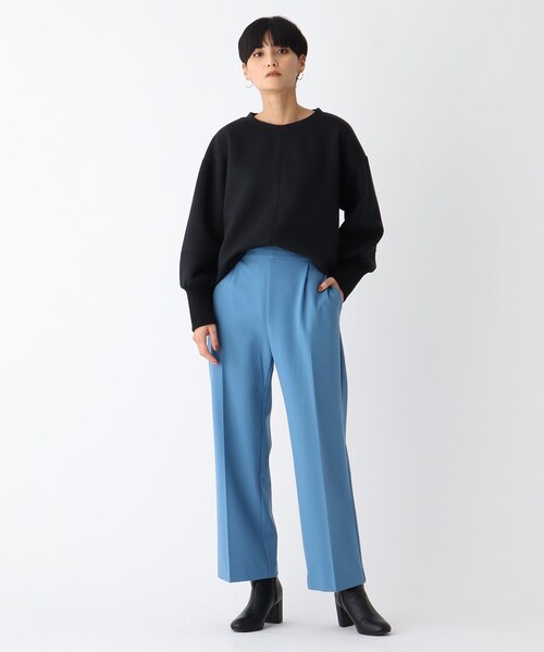 OPAQUE.CLIP(オペークドットクリップ)の「◆ダンボールニット クルーネックプルオーバー(Tシャツ/カットソー・レディース・ブラック/ライトグリーン/オフホワイト/パープル系/ピンク系・38)」の22枚目の写真