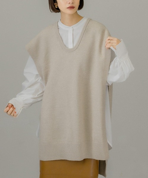 KBF（ケイビーエフ）の「マルチニットSETチュニック（チュニック・レディース・ブラック/モカ/ベージュ系その他・ONE）」の11枚目の写真