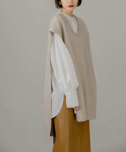 KBF（ケイビーエフ）の「マルチニットSETチュニック（チュニック・レディース・ブラック/モカ/ベージュ系その他・ONE）」の12枚目の写真