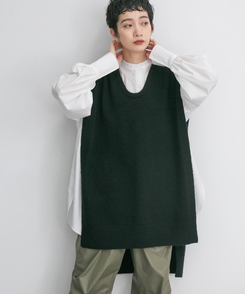 KBF（ケイビーエフ）の「マルチニットSETチュニック（チュニック・レディース・ブラック/モカ/ベージュ系その他・ONE）」の19枚目の写真