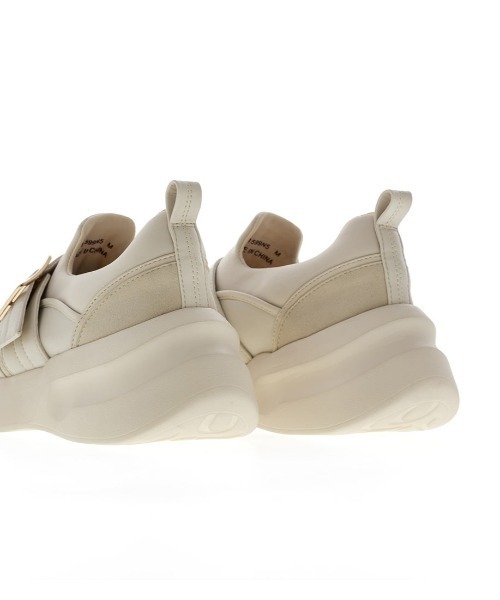 RANDA（ランダ）の「バックルベルトスニーカー（スニーカー・レディース・クリーム/ブラック/ベージュ・M/L/LL/S）」の12枚目の写真