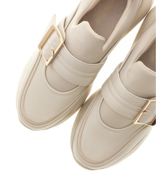 RANDA（ランダ）の「バックルベルトスニーカー（スニーカー・レディース・クリーム/ブラック/ベージュ・M/L/LL/S）」の14枚目の写真