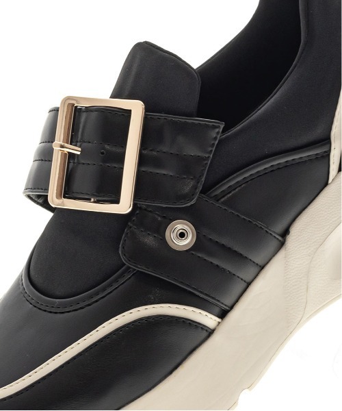 RANDA（ランダ）の「バックルベルトスニーカー（スニーカー・レディース・クリーム/ブラック/ベージュ・M/L/LL/S）」の16枚目の写真