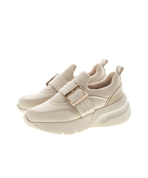 RANDA（ランダ）の「バックルベルトスニーカー（スニーカー・レディース・クリーム/ブラック/ベージュ・M/L/LL/S）」の21枚目の写真