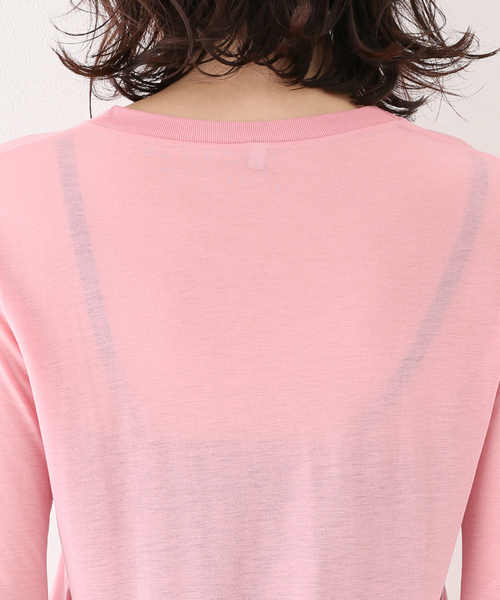 FRAMeWORK(フレームワーク)の「【BASERANGE/ベースレンジ】TOLS LYOCELL TEEシャツ(Tシャツ/カットソー・レディース・グリーン系その他/バーガンディー・FREE)」の10枚目の写真