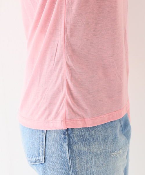 FRAMeWORK(フレームワーク)の「【BASERANGE/ベースレンジ】TOLS LYOCELL TEEシャツ(Tシャツ/カットソー・レディース・グリーン系その他/バーガンディー・FREE)」の13枚目の写真