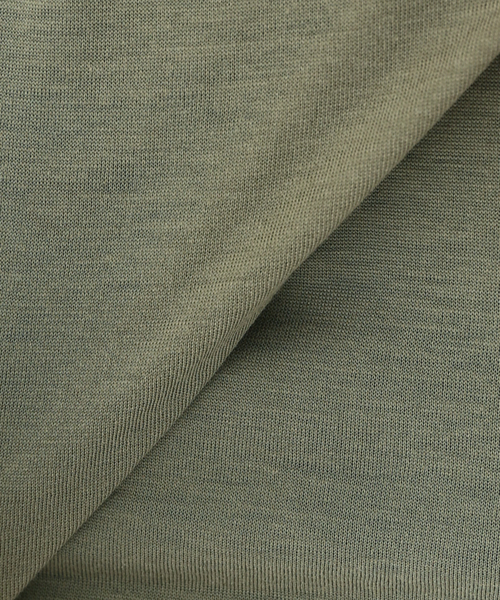 FRAMeWORK(フレームワーク)の「【BASERANGE/ベースレンジ】TOLS LYOCELL TEEシャツ(Tシャツ/カットソー・レディース・グリーン系その他/バーガンディー・FREE)」の17枚目の写真
