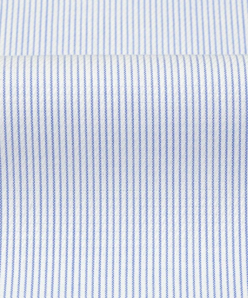 TOKYO SHIRTS（トウキョウシャツ）の「形態安定ノーアイロン ボタンダウン 長袖ビジネスワイシャツ（ビジネスシャツ・メンズ・ブルー・首回り37cm-裄丈80cm/首回り37cm-裄丈84cm/首回り39cm-裄丈80cm/首回り39cm-裄丈84cm/首回り41cm-裄丈82cm/首回り41cm-裄丈86cm/首回り42cm-裄丈82cm/首回り42cm-裄丈86cm/首回り43cm-裄丈82cm/首回り43cm-裄丈86cm）」の4枚目の写真