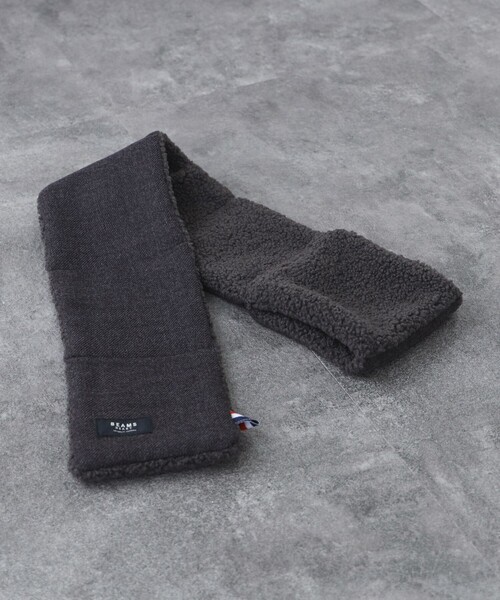BEAMS HEART(ビームスハート)の「BEAMS HEART / 中綿 ツイード マフラー(マフラー・メンズ・グレー/チャコールグレー・ONE SIZE)」の12枚目の写真