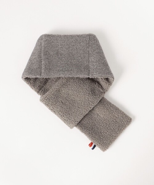 BEAMS HEART(ビームスハート)の「BEAMS HEART / 中綿 ツイード マフラー(マフラー・メンズ・グレー/チャコールグレー・ONE SIZE)」の15枚目の写真