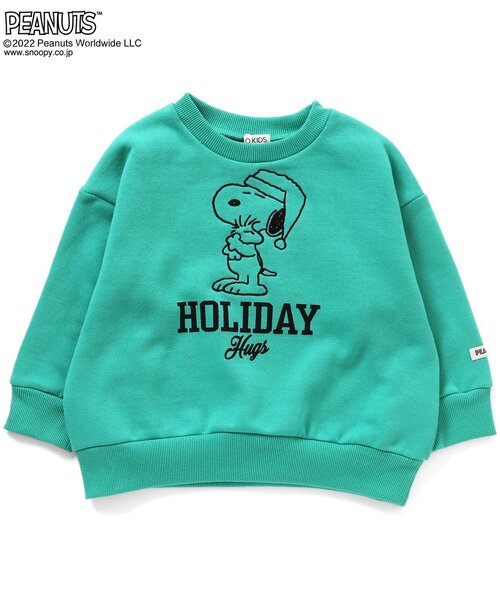 PEANUTS（ピーナッツ）の「PEANUTS3色3柄トレーナー（スウェット・キッズ・ピンク/グリーン/アイボリー・80/90/95/100/110/120/130/140）」の7枚目の写真