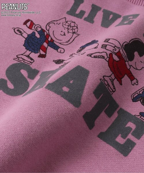 PEANUTS（ピーナッツ）の「PEANUTS3色3柄トレーナー（スウェット・キッズ・ピンク/グリーン/アイボリー・80/90/95/100/110/120/130/140）」の9枚目の写真
