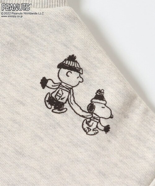 PEANUTS（ピーナッツ）の「PEANUTS3色3柄トレーナー（スウェット・キッズ・ピンク/グリーン/アイボリー・80/90/95/100/110/120/130/140）」の15枚目の写真