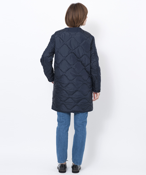 MILKFED.(ミルクフェド)の「LONG QUILTED NYLON JACKET(キルティング/ナイロン/ジャケット)(その他アウター・レディース・ブラック/オリーブ/ネイビー・MEDIUM/SMALL)」の11枚目の写真