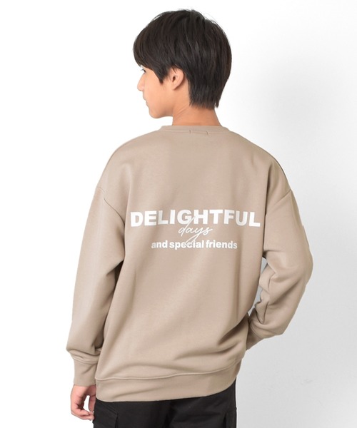 GLAZOS（グラソス）の「裏毛・前後ロゴプリントトレーナー（スウェット・キッズ・ベージュ/ブラック/グレー・140cm/150cm/160cm/170cm）」の21枚目の写真